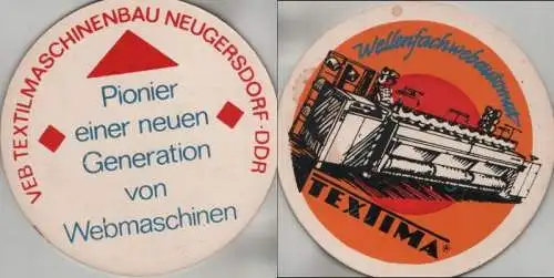 Bierdeckel rund - Werbung - Webmaschine