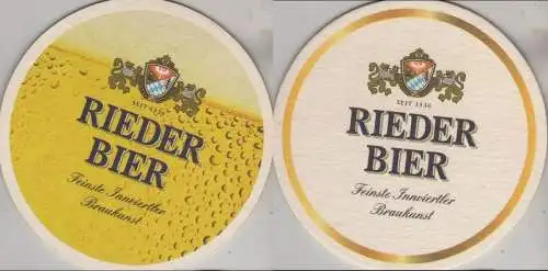 Bierdeckel rund - Rieder