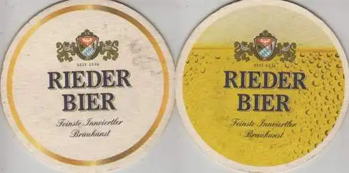 Bierdeckel rund - Rieder