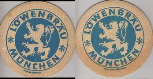 Bierdeckel rund - Löwenbräu