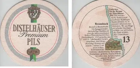 Bierdeckel rund - Distelhäuser - Bronnbach