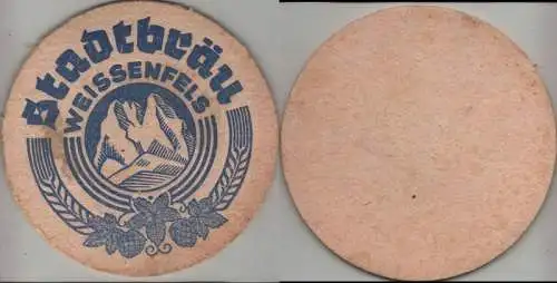 Bierdeckel rund - Stadtbräu, Weißenfels