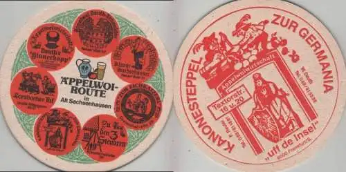 Bierdeckel rund - Äppelwoi