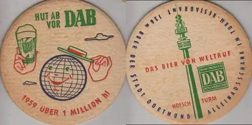 Bierdeckel rund - dab