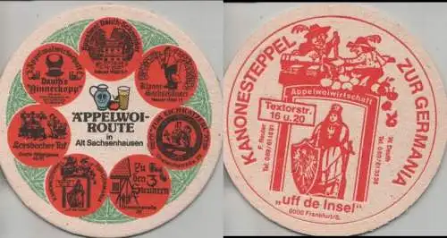 Bierdeckel rund - Äppelwoi