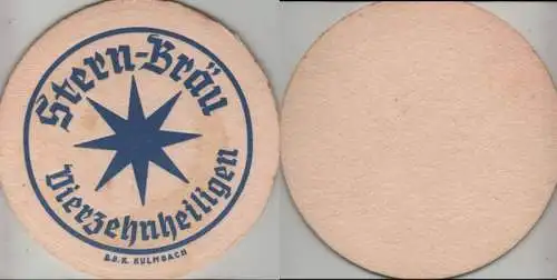 Bierdeckel rund - Stern