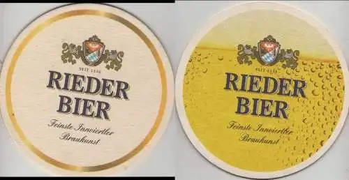 Bierdeckel rund - Rieder