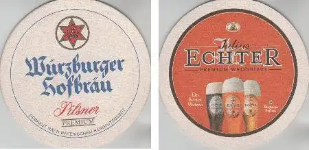 Bierdeckel rund - Würzburger Echter