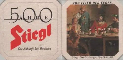 Bierdeckel quadratisch - Stiegl