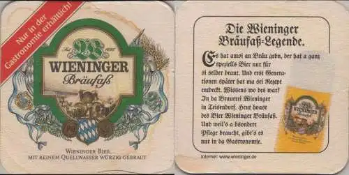 Bierdeckel quadratisch - Wieninger