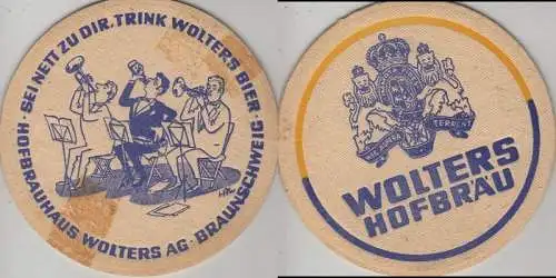 Bierdeckel rund - Wolters