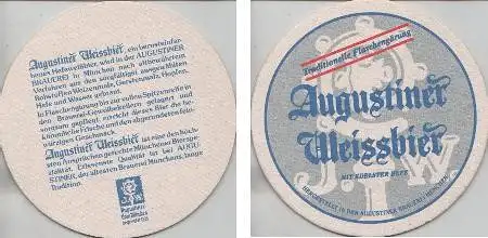 Bierdeckel rund - Augustiner Weissbier