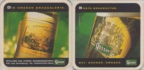 Bierdeckel quadratisch - Gösser