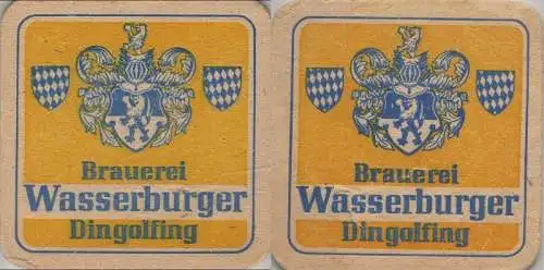 Bierdeckel quadratisch - Wasserburger