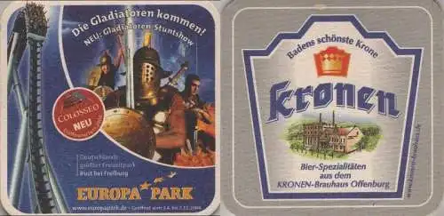 Bierdeckel quadratisch - Kronen