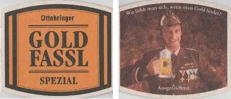 Bierdeckel Sonderform - Goldfassl - Ausgezeichnet