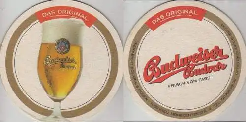 Bierdeckel rund - Budweiser (Tschechien)