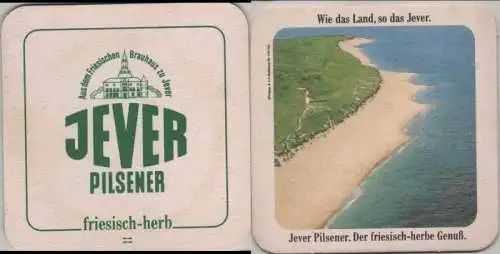 Bierdeckel quadratisch - Jever