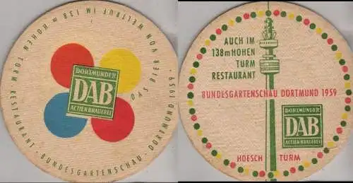 Bierdeckel rund - dab - Fernsehturm