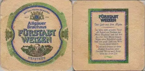 Bierdeckel quadratisch - Fürstabt