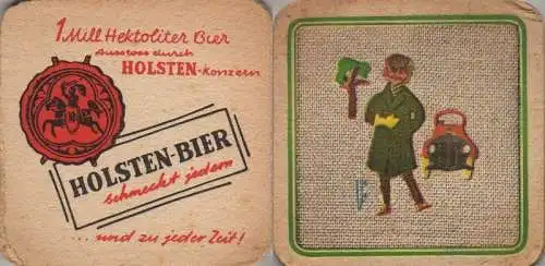 Bierdeckel quadratisch - Holsten