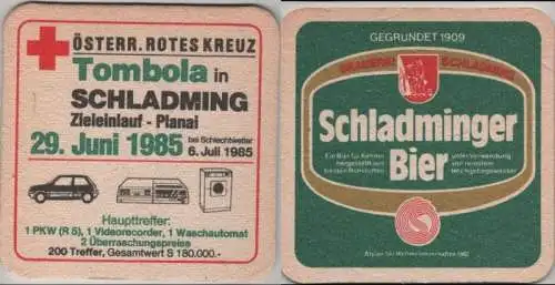 Bierdeckel quadratisch - Schladminger