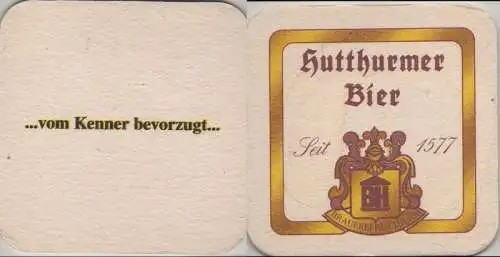 Bierdeckel quadratisch - Hutthurmer