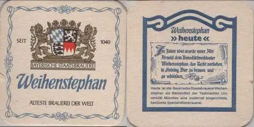 Bierdeckel quadratisch - Weihenstephan