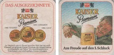 Bierdeckel quadratisch - Kaiser - Goldmedaille