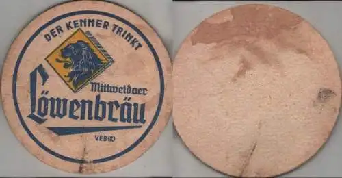 Bierdeckel rund - Löwenbräu