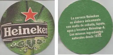 Bierdeckel rund - Heineken - La cerveza