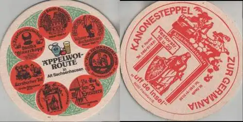 Bierdeckel rund - Äppelwoi