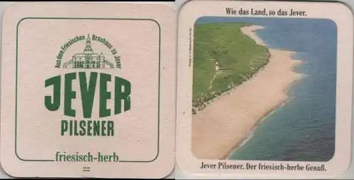 Bierdeckel quadratisch - Jever