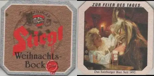 Bierdeckel quadratisch - Stiegl