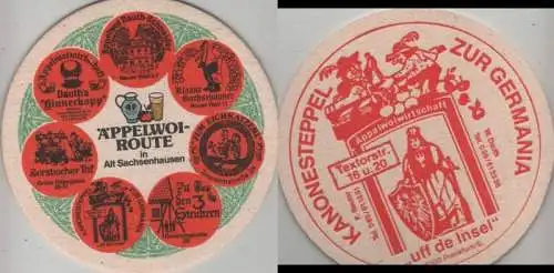 Bierdeckel rund - Äppelwoi