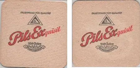 Bierdeckel quadratisch - Pils Exquisit