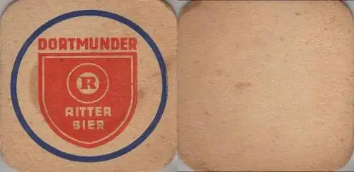 Bierdeckel quadratisch - Ritter Bier