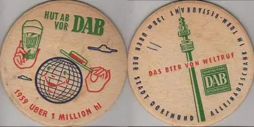 Bierdeckel rund - dab