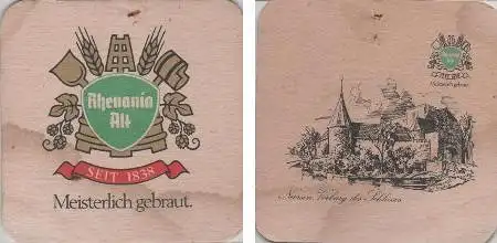 Bierdeckel quadratisch - Rhenania - Neesen Vorburg