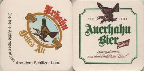 Bierdeckel quadratisch - Auerhahn