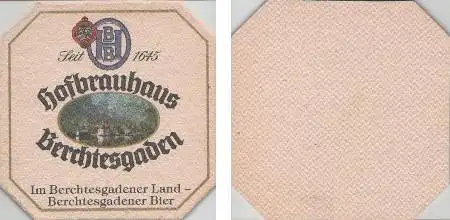 Bierdeckel 8-eckig - Hofbrauhaus Berchtesgaden