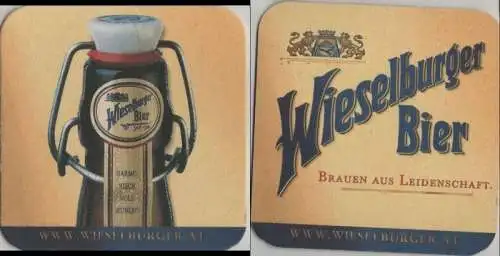 Bierdeckel quadratisch - Wieselburger