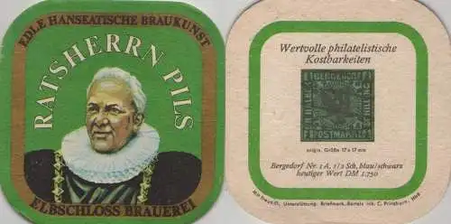 Bierdeckel 8-eckig - Ratsherrn