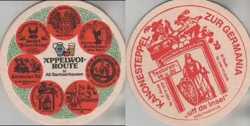 Bierdeckel rund - Äppelwoi