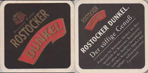 Bierdeckel quadratisch - Rostocker Dunkel