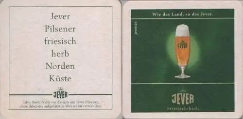 Bierdeckel quadratisch - Jever