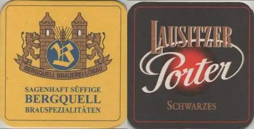 Bierdeckel quadratisch - Lausitzer Porter