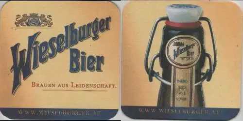 Bierdeckel quadratisch - Wieselburger