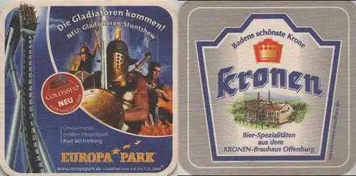 Bierdeckel quadratisch - Kronen