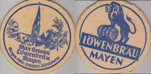 Bierdeckel rund - Löwenbräu